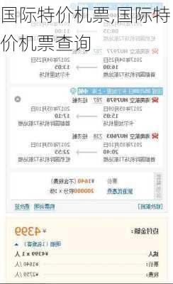 国际特价机票,国际特价机票查询-第3张图片-猪头旅行网