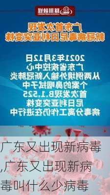 广东又出现新病毒,广东又出现新病毒叫什么少病毒