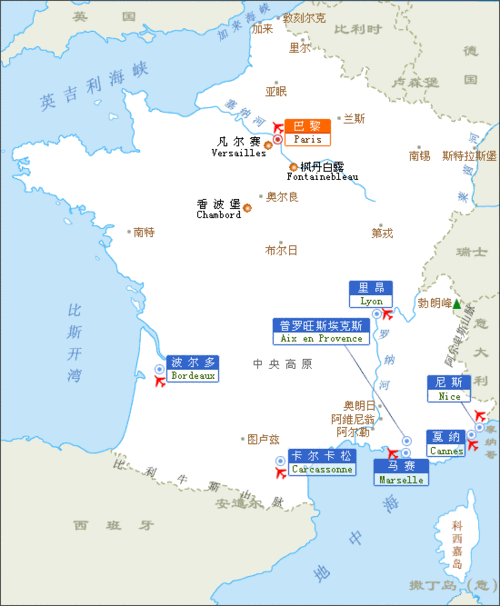 法国旅游路线,法国旅游路线设计方案路线-第2张图片-猪头旅行网