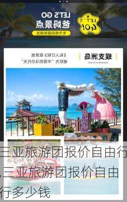 三亚旅游团报价自由行,三亚旅游团报价自由行多少钱-第2张图片-猪头旅行网