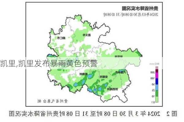 凯里,凯里发布暴雨黄色预警-第2张图片-猪头旅行网