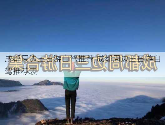 成都周边三日游自驾推荐,成都周边三日游自驾推荐表-第2张图片-猪头旅行网