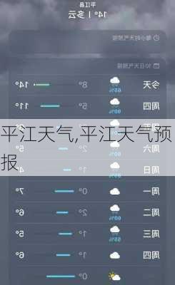 平江天气,平江天气预报-第1张图片-猪头旅行网