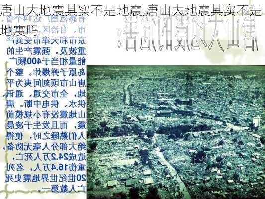 唐山大地震其实不是地震,唐山大地震其实不是地震吗-第1张图片-猪头旅行网