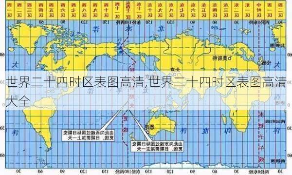 世界二十四时区表图高清,世界二十四时区表图高清大全-第3张图片-猪头旅行网