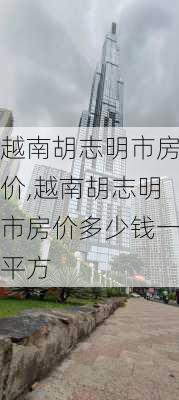 越南胡志明市房价,越南胡志明市房价多少钱一平方-第2张图片-猪头旅行网