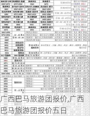 广西巴马旅游团报价,广西巴马旅游团报价五日-第2张图片-猪头旅行网