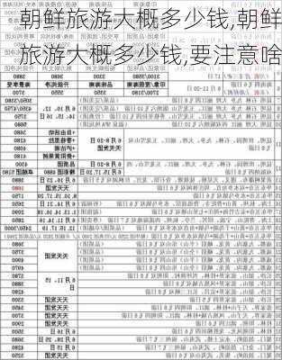 朝鲜旅游大概多少钱,朝鲜旅游大概多少钱,要注意啥-第1张图片-猪头旅行网