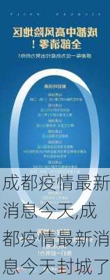 成都疫情最新消息今天,成都疫情最新消息今天封城了-第3张图片-猪头旅行网