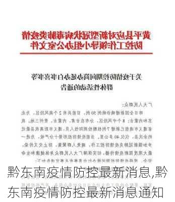 黔东南疫情防控最新消息,黔东南疫情防控最新消息通知-第2张图片-猪头旅行网