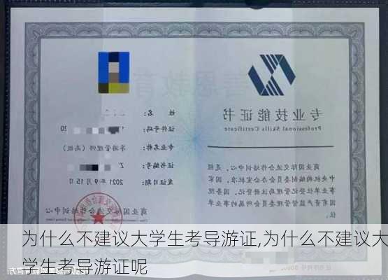 为什么不建议大学生考导游证,为什么不建议大学生考导游证呢-第2张图片-猪头旅行网