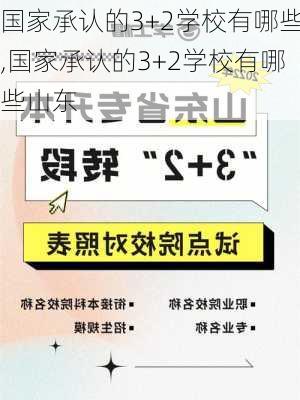 国家承认的3+2学校有哪些,国家承认的3+2学校有哪些山东