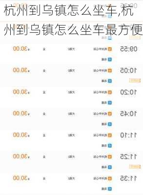 杭州到乌镇怎么坐车,杭州到乌镇怎么坐车最方便-第1张图片-猪头旅行网