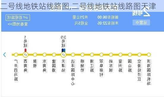 二号线地铁站线路图,二号线地铁站线路图天津-第2张图片-猪头旅行网