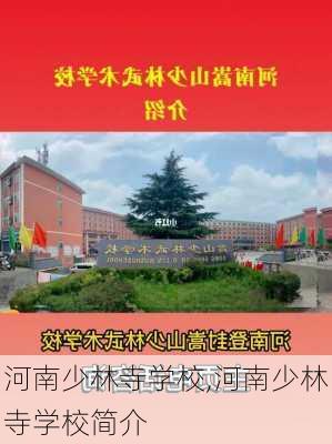 河南少林寺学校,河南少林寺学校简介-第2张图片-猪头旅行网