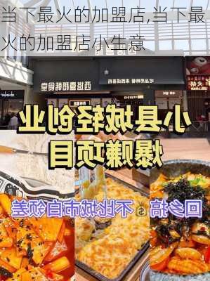 当下最火的加盟店,当下最火的加盟店小生意-第1张图片-猪头旅行网