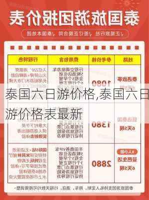 泰国六日游价格,泰国六日游价格表最新-第1张图片-猪头旅行网