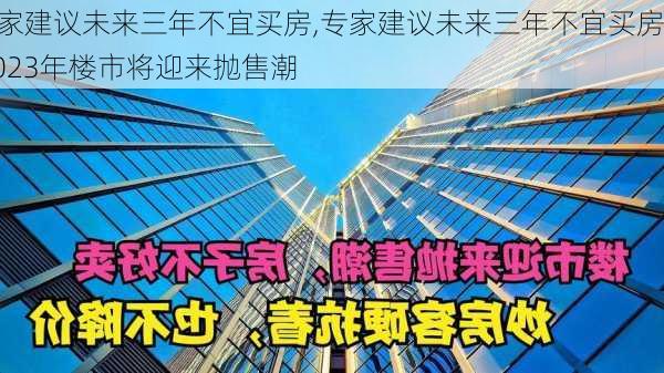 专家建议未来三年不宜买房,专家建议未来三年不宜买房 2023年楼市将迎来抛售潮-第3张图片-猪头旅行网