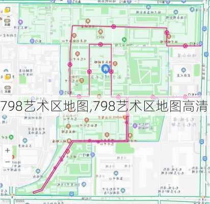 798艺术区地图,798艺术区地图高清-第1张图片-猪头旅行网