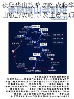 夜爬华山旅游攻略,夜爬华山旅游攻略,以及注意事项-第2张图片-猪头旅行网