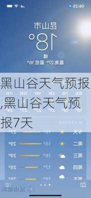 黑山谷天气预报,黑山谷天气预报7天-第3张图片-猪头旅行网