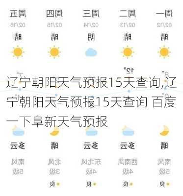 辽宁朝阳天气预报15天查询,辽宁朝阳天气预报15天查询 百度一下阜新天气预报-第1张图片-猪头旅行网