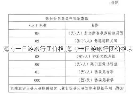 海南一日游旅行团价格,海南一日游旅行团价格表-第2张图片-猪头旅行网