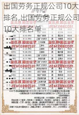 出国劳务正规公司10大排名,出国劳务正规公司10大排名单-第3张图片-猪头旅行网