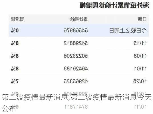 第二波疫情最新消息,第二波疫情最新消息今天公布-第3张图片-猪头旅行网